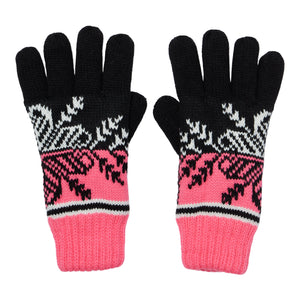 NEW Alpine Gloves - Black/Pink